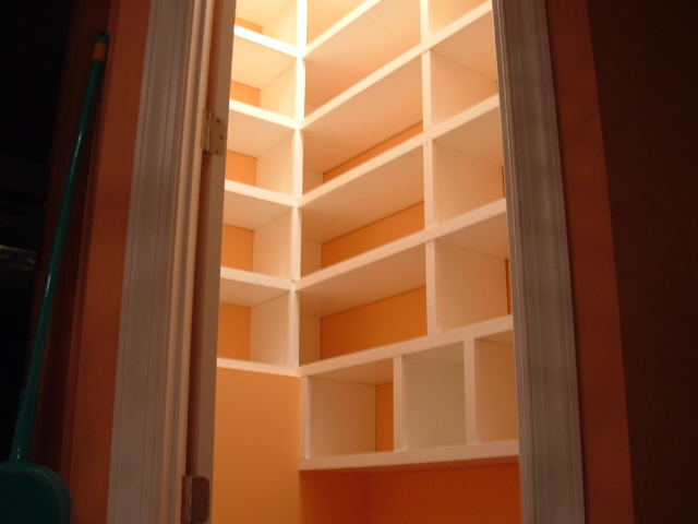 Building Pantry Shelves | markitude
